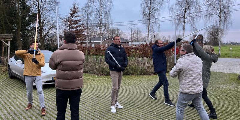 Lightsaber Schermen (Outdoor)